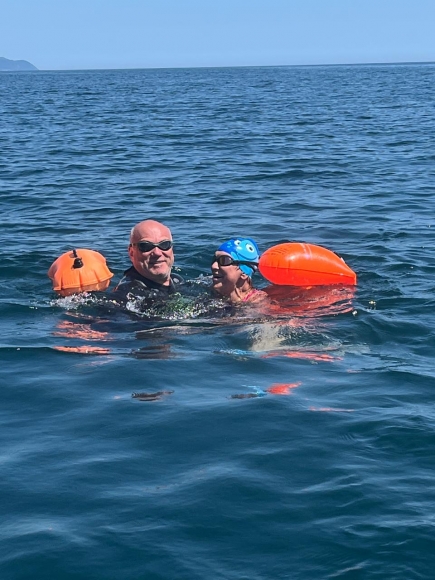 Байкальский марафон мужества: пловцы приближаются к финишу