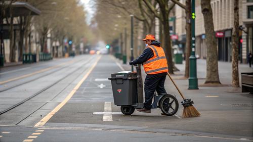 В Ялте дворники будут работать, не слезая в электровелосипедов?